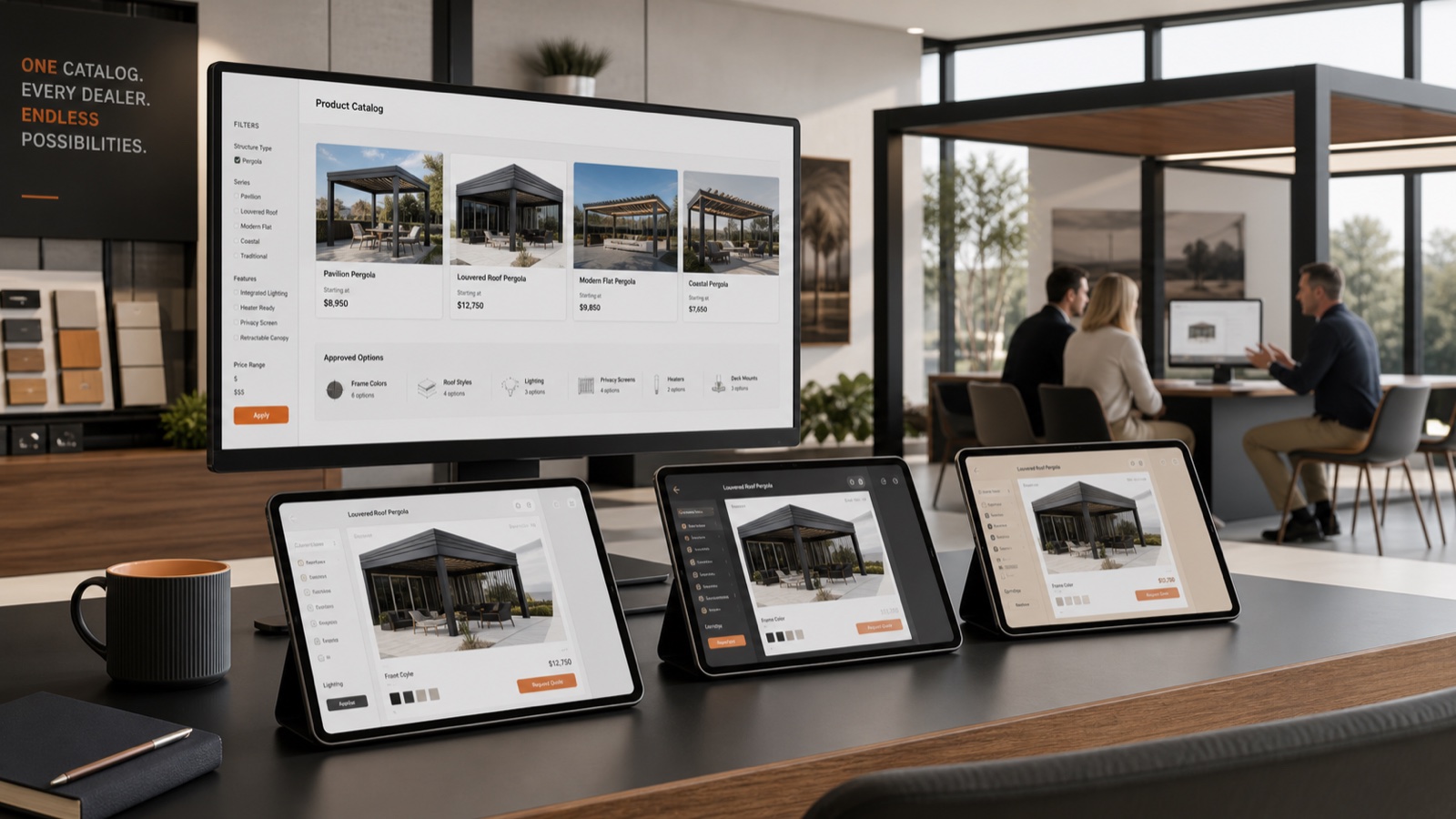 Pergola-Konfigurator für Nordrhein-Westfalen: regional verkaufen und montieren
