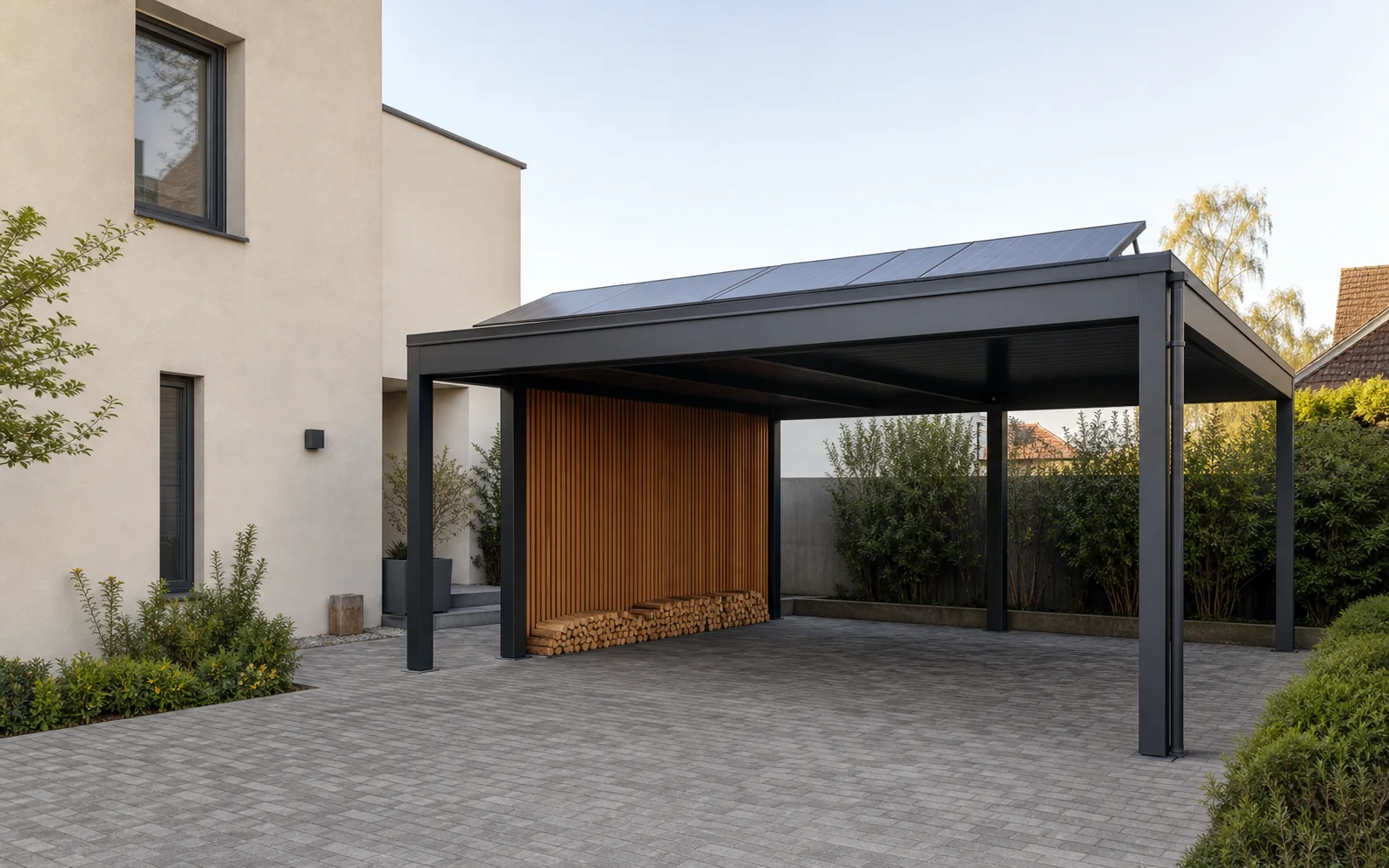 3D-Ansicht eines konfigurierbaren Produkts (Pergola) zu Australien: Pergola- und Carport-Konfiguratoren, individuelle Software und Einführung.